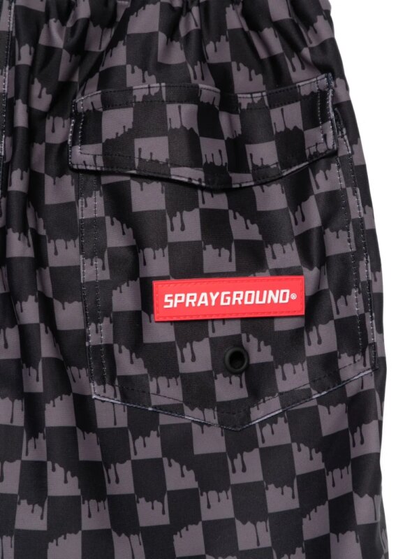 sprayground kid Drip geruite zwembroek - Grijs