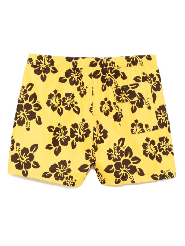 ASPESI Zwembroek met print - Geel