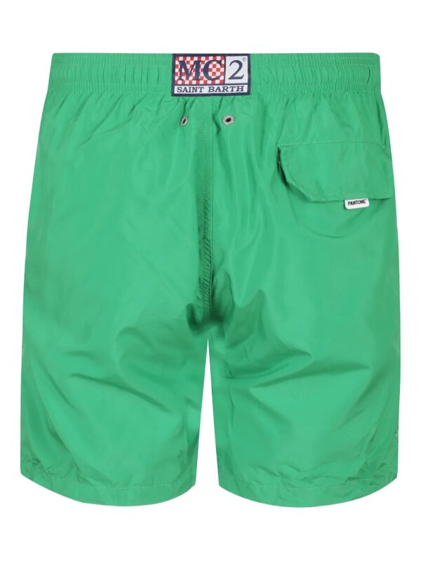 MC2 Saint Barth Zwembroek met print - Groen