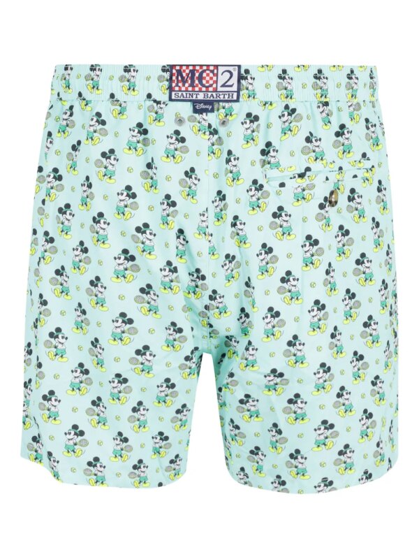 MC2 Saint Barth Zwembroek met print - Groen