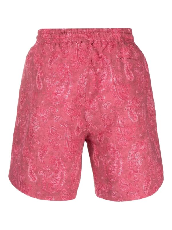 Brunello Cucinelli Zwembroek met paisley-print - Roze
