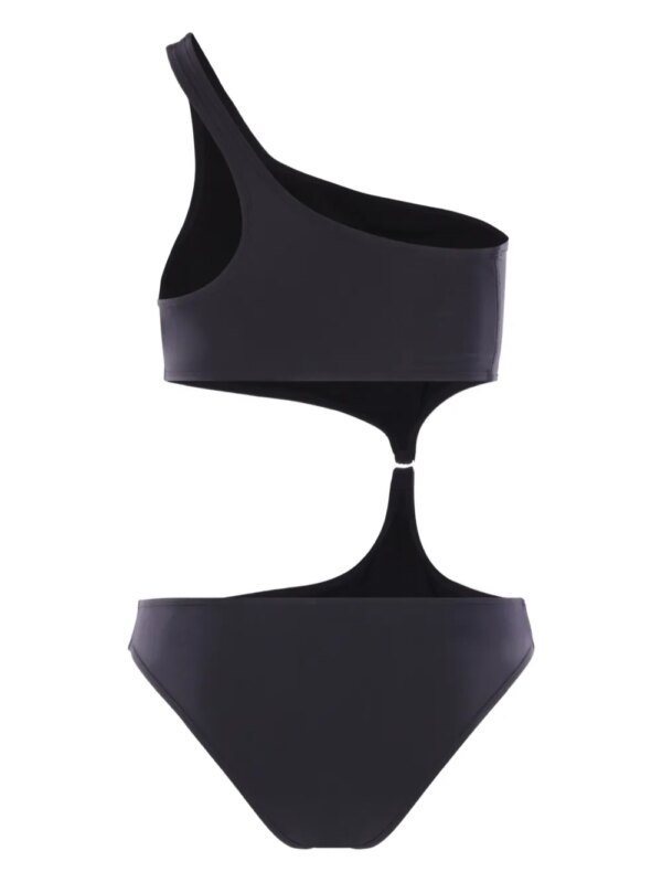 Niccolò Pasqualetti Asymmetrisch badpak - Zwart