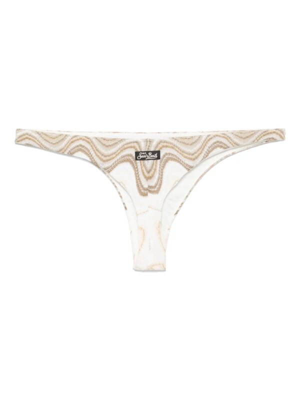 MC2 Saint Barth Bikinislip met print - Beige