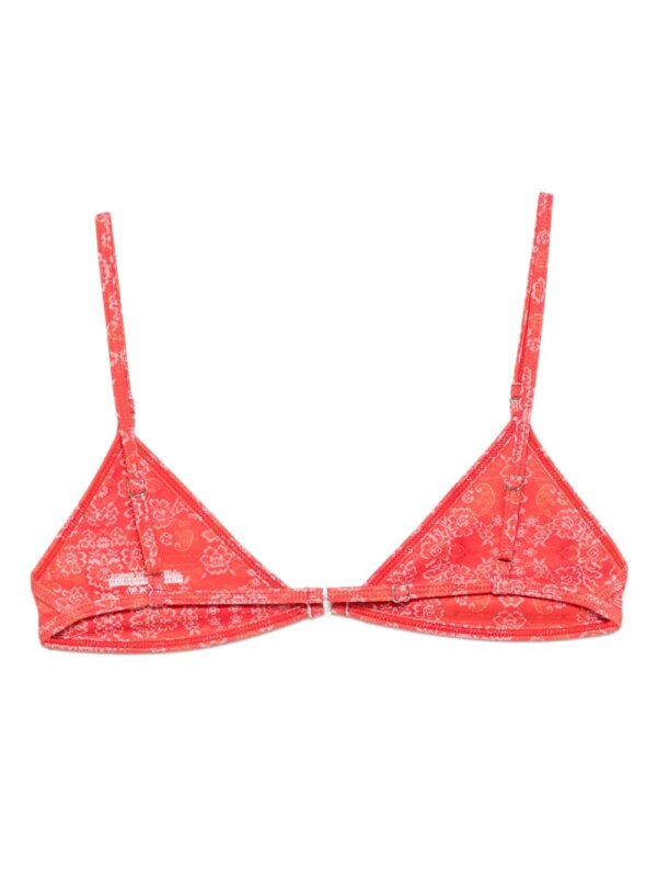 Roberta Einer x Kiss 'n Thrill Frida triangel bikinitop met bloemenprint - Rood