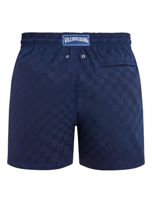 Vilebrequin Zwembroek met schildpad-monogram - Blauw