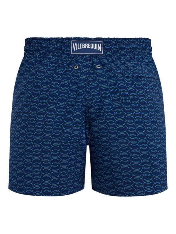 Vilebrequin Fish Net zwembroek - Blauw