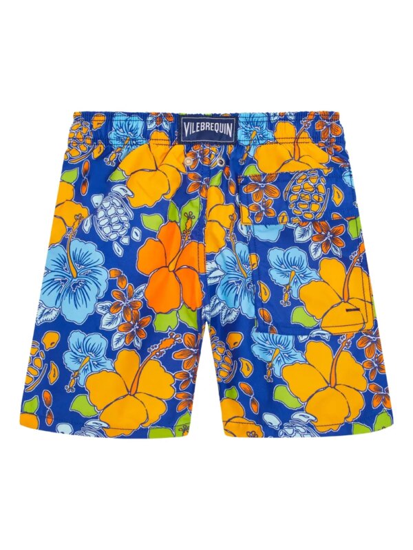 Vilebrequin Kids Tropical zwembroek - Blauw