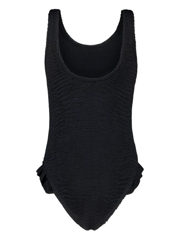 PARAMIDONNA Kids Lili badpak met ruches - Zwart