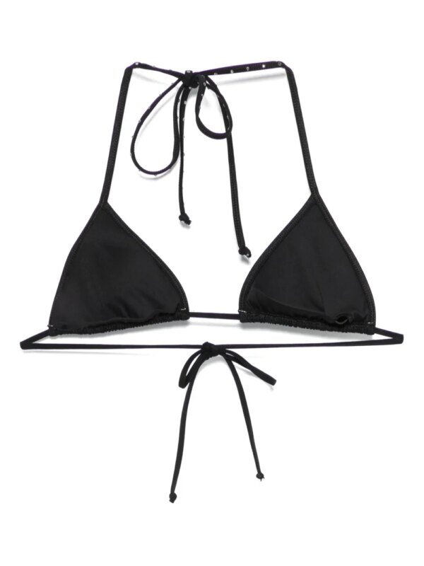 MC2 Saint Barth Bikinitop verfraaid met stras - Zwart