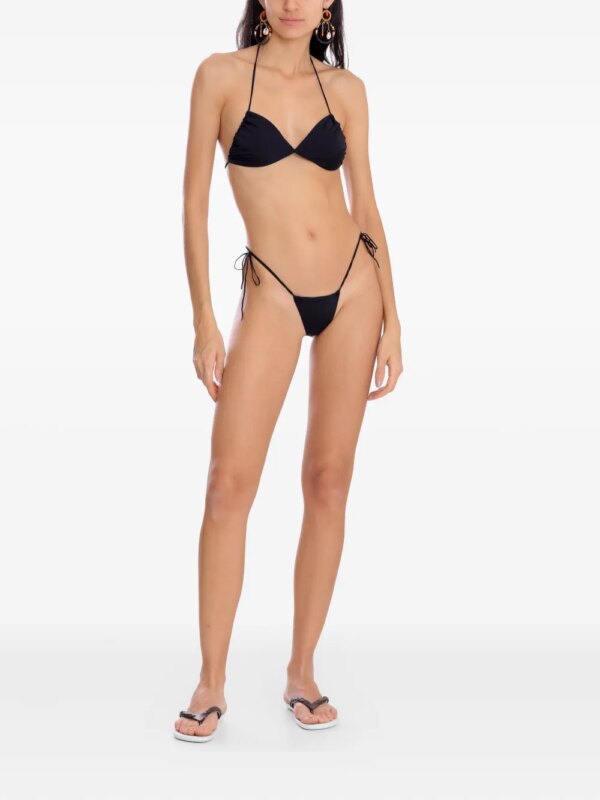 Amir Slama Bikini met striksluiting - Zwart