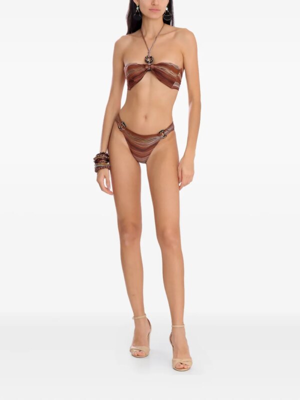 Amir Slama Bikini met halternek - Bruin