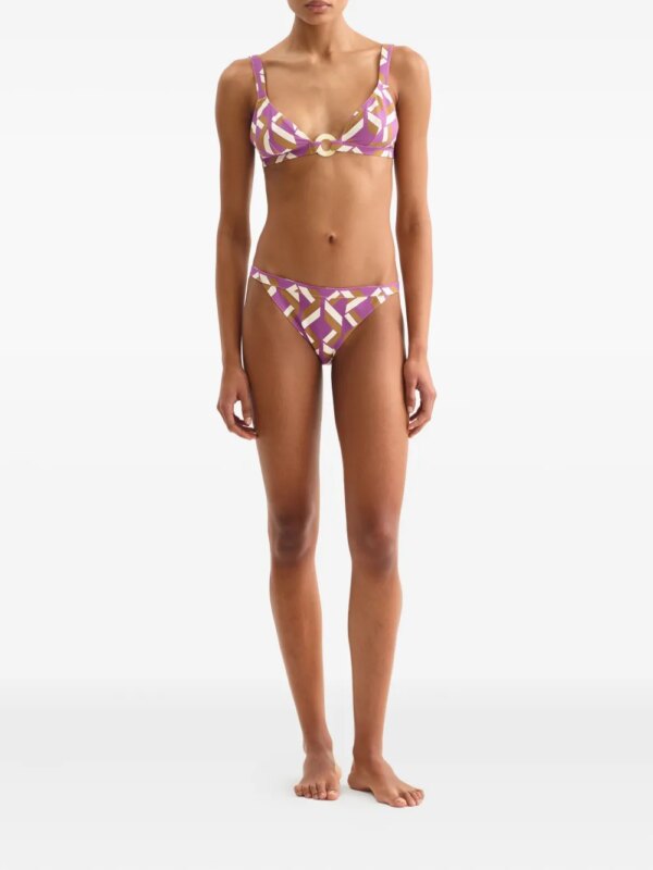 ERES Must bikinitop met geometrische print - Paars
