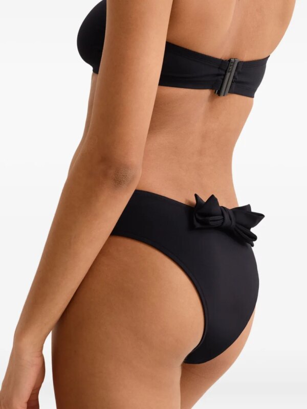 ERES Organza high waist slip met strikdetail - Zwart