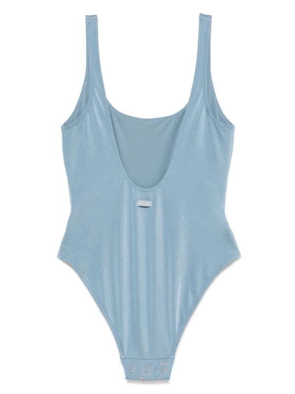 MC2 Saint Barth Metallic bodysuit - Blauw