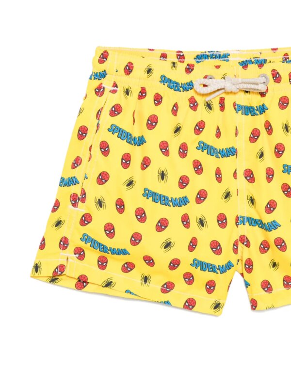 MC2 Saint Barth Kids Zwembroek met print - Geel