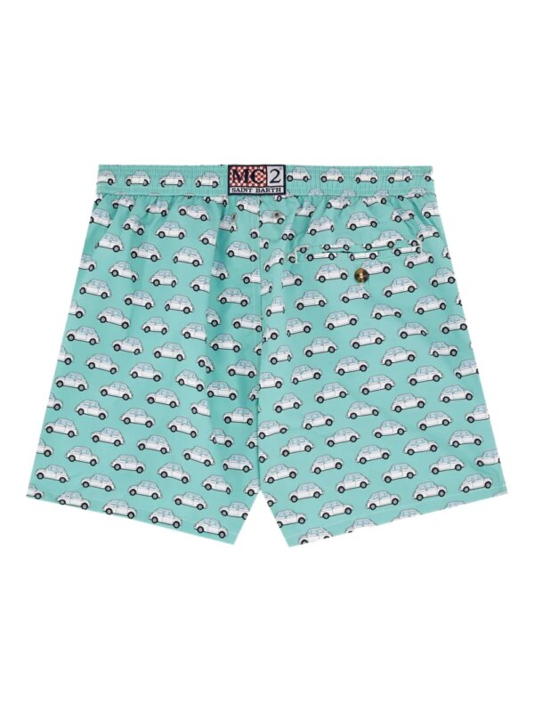 MC2 Saint Barth Zwembroek met print - Blauw
