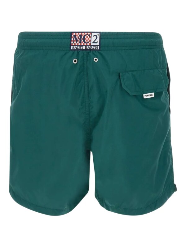 MC2 Saint Barth Zwembroek met print - Groen