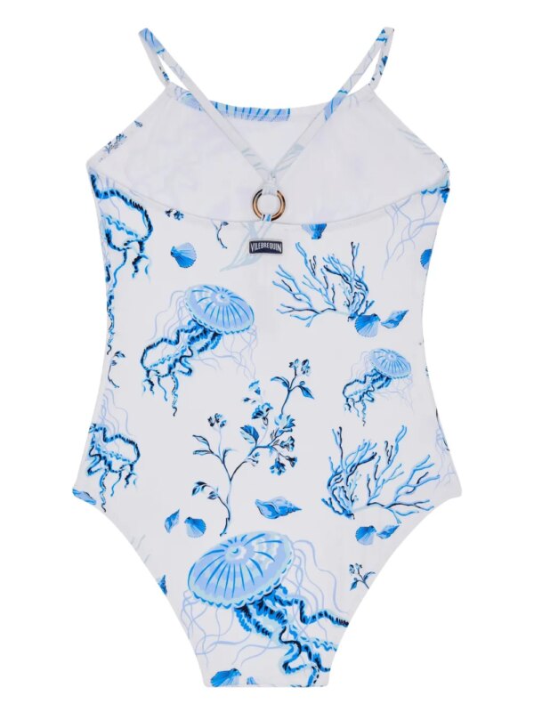 Vilebrequin Kids Medusa and Shells badpak - Wit