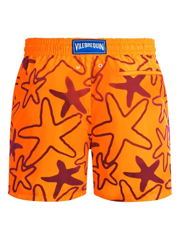 Vilebrequin Flocked Starlettes zwembroek - Oranje