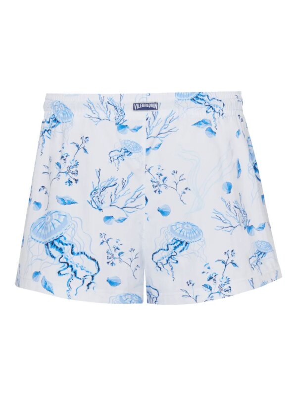 Vilebrequin Medusa and Shells zwembroek - Wit