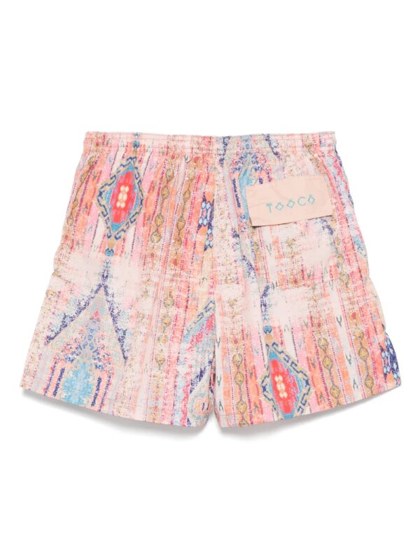 TOOCO Zwembroek met grafische print - Roze