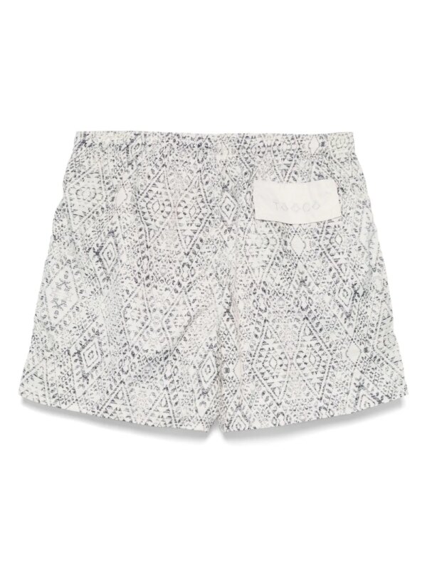 TOOCO Zwembroek met grafische print - Beige