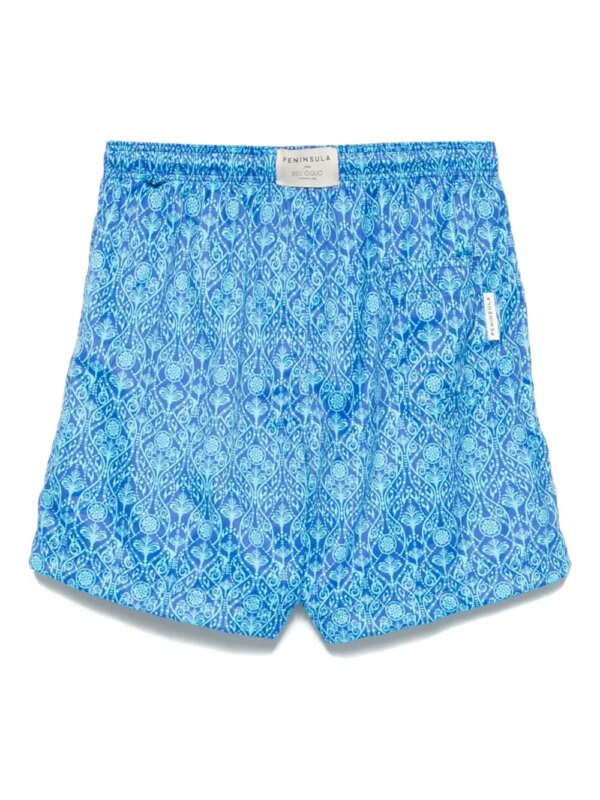 PENINSULA SWIMWEAR Zwembroek met patroon - Blauw