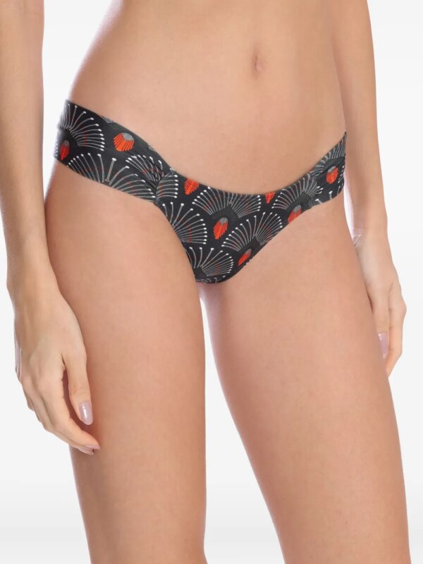 Lygia & Nanny Bikinislip met print - Grijs