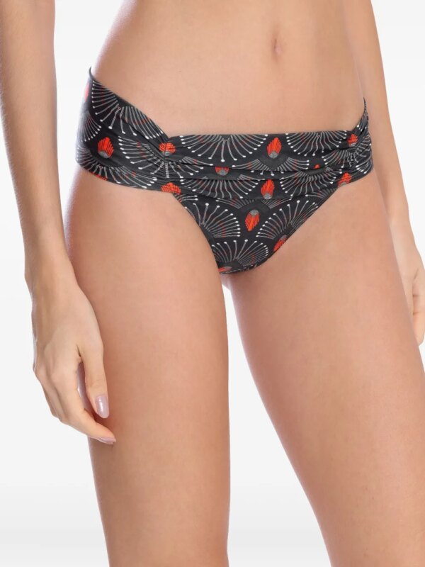 Lygia & Nanny Bikinislip met print - Grijs