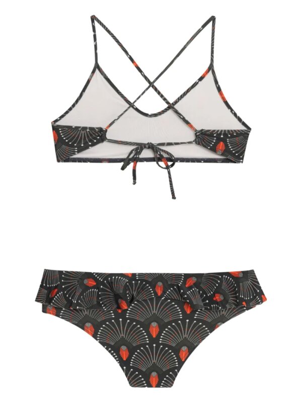 Lygia & Nanny Penelope bikini met gekruiste bandjes - Zwart