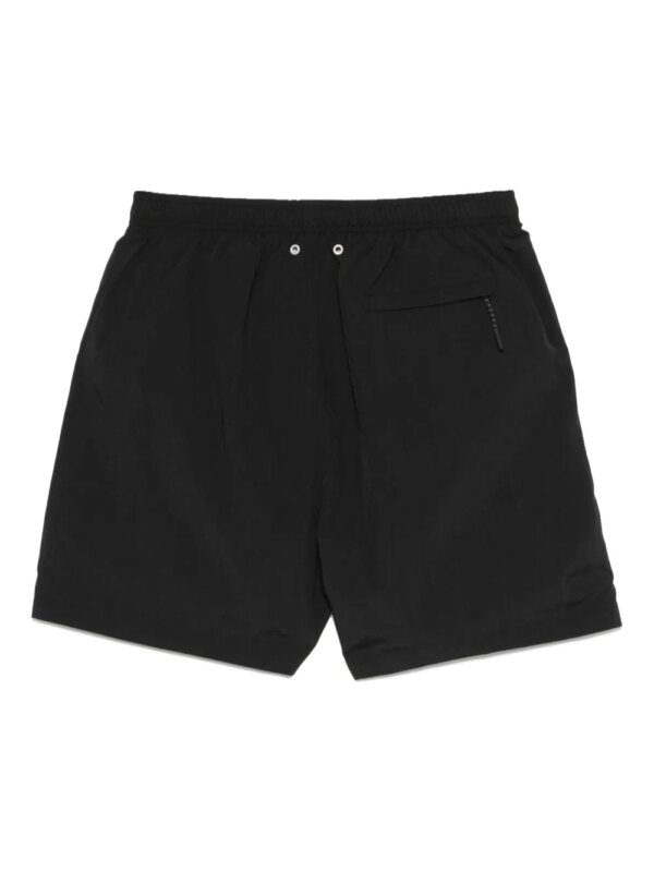 Norse Projects Zwembroek met geborduurd logo - Zwart