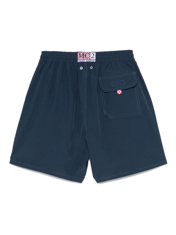 MC2 Saint Barth Zwembroek met logopatch - Blauw