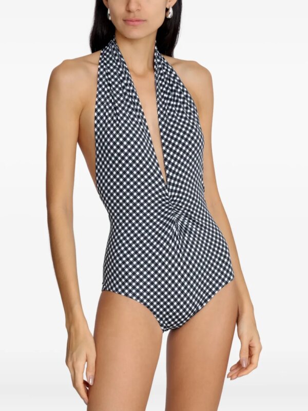 Lygia & Nanny Isatou badpak met halternek - Zwart