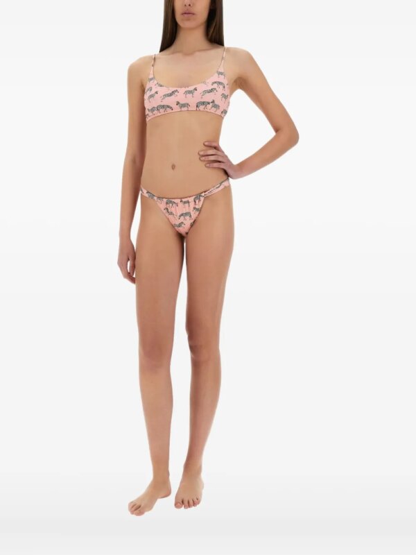 MC2 Saint Barth Bikinibroekje met zebraprint - Roze