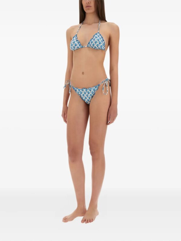 MC2 Saint Barth Sagittarius bikini met bloemenprint - Blauw
