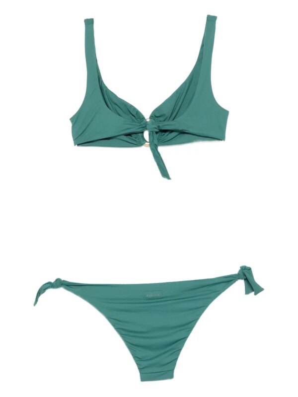 Fisico Bikini met bloemenprint - Groen
