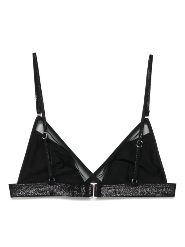 Maison Close Minuit triangel bikinitop - Zwart