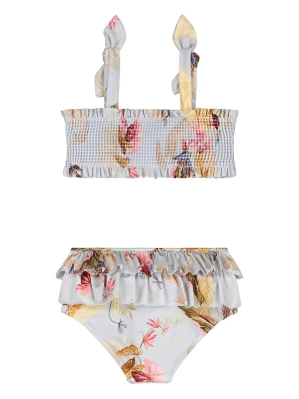 ZIMMERMANN Kids Rhiannon bikini - Blauw
