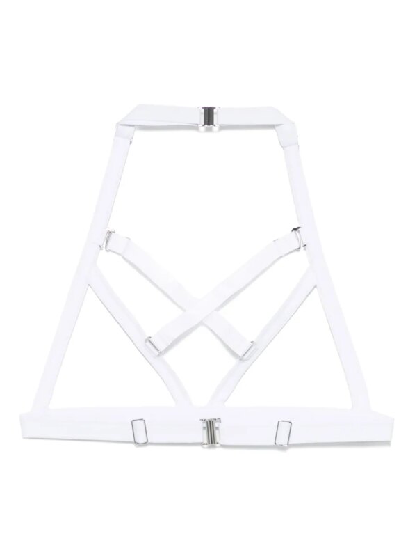 Maison Close Fatale open triangel bikinitop - Wit