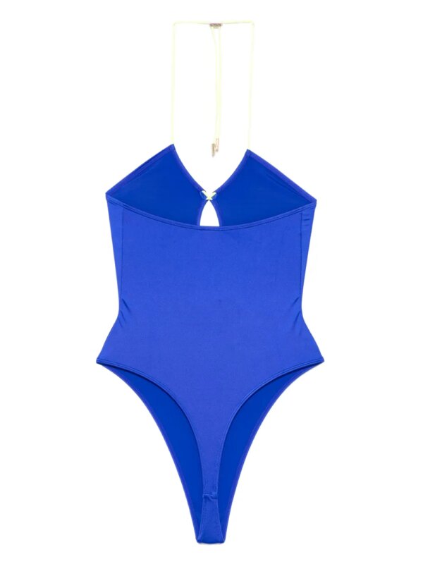 Maison Close Glow badpak met string - Blauw