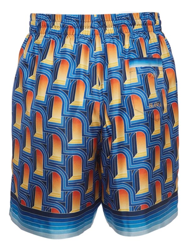 Casablanca Zwembroek met print - Blauw