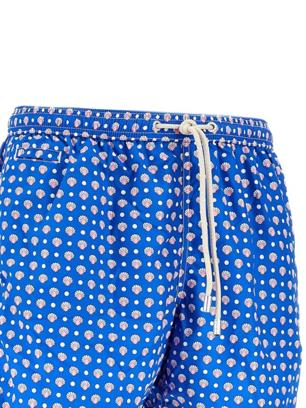 MC2 Saint Barth Zwembroek met patroon - Blauw