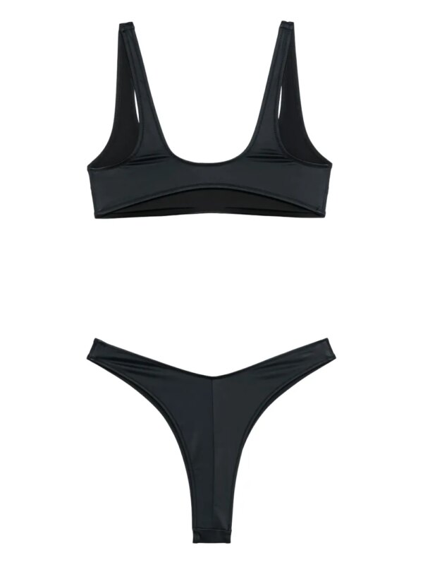 VENUJA Bikini met watervalhals - Zwart