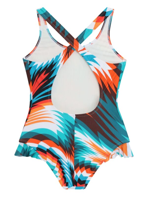 Lygia & Nanny Badpak met gekruiste rug - Blauw