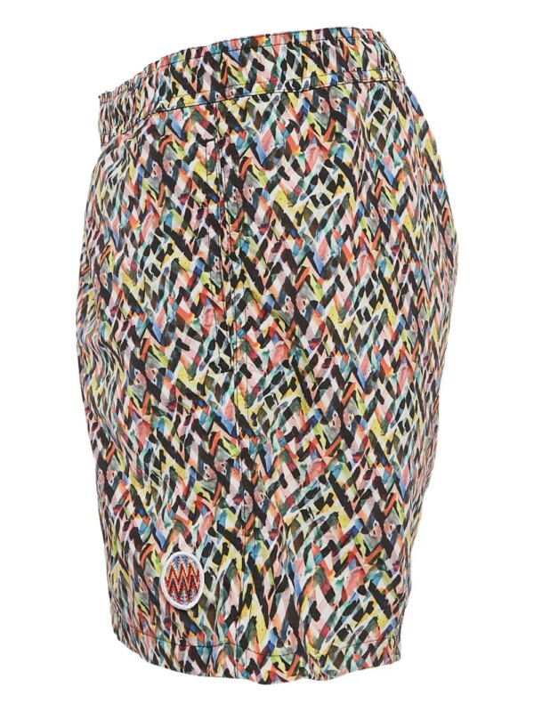 Missoni Pre-Owned Zwembroek met chevron patroon - Zwart