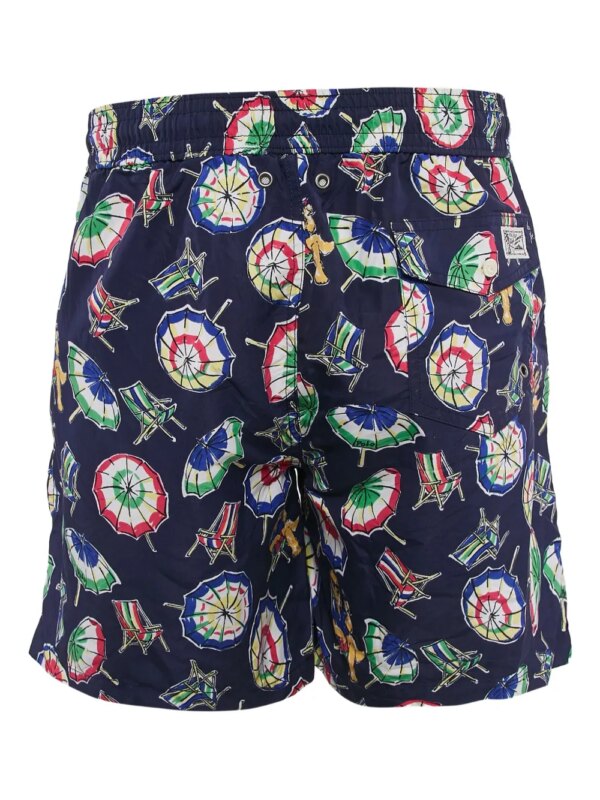 Polo Ralph Lauren Zwembroek met grafische print - Blauw