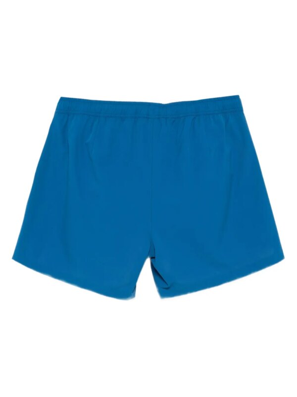 Marc O'Polo Zwembroek met logoprint - Blauw