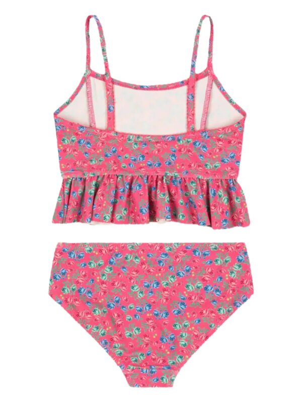 Konges Sløjd Tweedelig badpak met bloemenprint - Roze