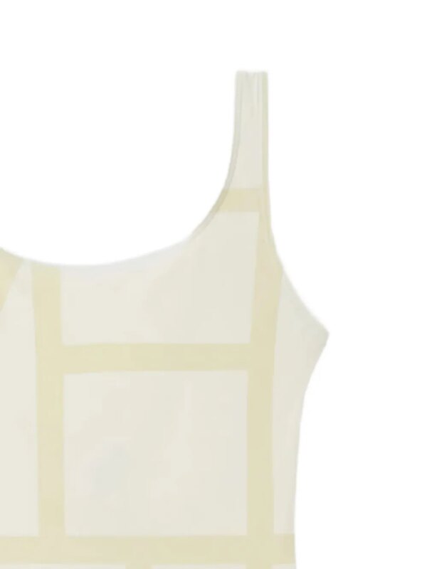 TOTEME Badpak met geometrische print - Beige