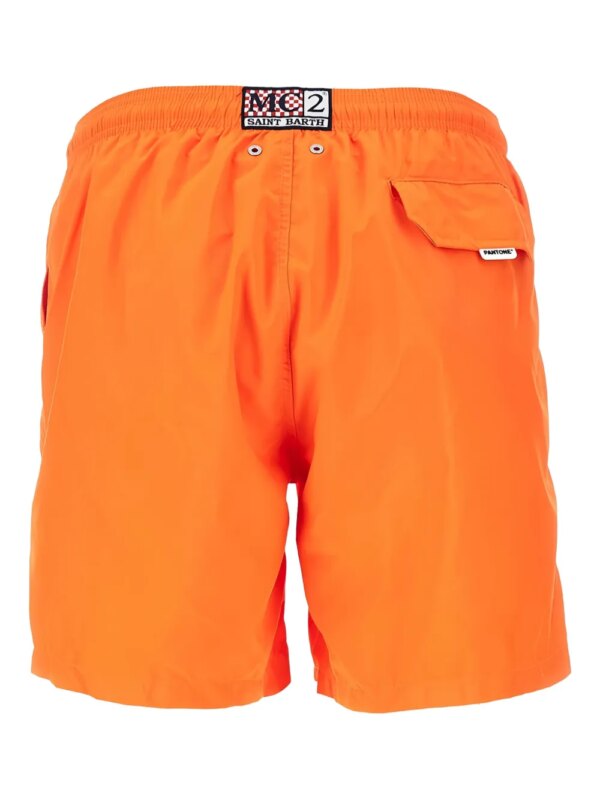 MC2 Saint Barth Zwembroek met trekkoordtaille - Oranje